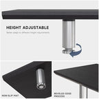 Fenge 39.4” Dual Monitor Stand with Height Adjustable Legs, Black - Image 4