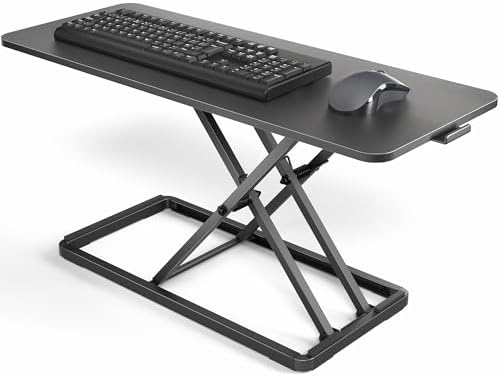 VIVO Black 30 in Single Top Keyboard and Mouse Riser, DESK-V030A by VIVO
