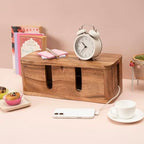 Cable Management Box, Power Strip & Extension Cord Hider, Desk Organizer - Image 2