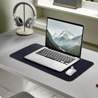 Leather Desk Pad – Premium Leather Desk Mat for Office and Home, Elegant Desk Mat and Writing Pad Maruse - Navy Blue - Image 2