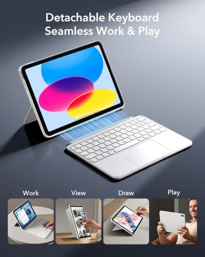 ESR for iPad (A16) 11th/10th Gen Case with Keyboard, Multi-Angle Stand - Image 4