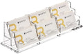 SANRUI Acrylic Business Card Holder, Clear Desk Card Display Stand 6 Slot by SANRUI