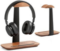 UPERGO Walnut Headphone Stand, Wood Headset Holder with Storage for Desk by UPERGO