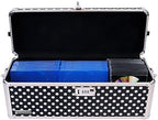 Vaultz Combination Lock Box - Pack of 1-19.24 x 6.7 x 7.24 Inch Doublewide Safe with Key and Combo Lock for Important Documents, Medicine & Money - Black & White Polka Dot - Image 4
