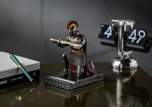 Roman Praetorian Prefect Warrior Knight Pen Holder Desk Ornament Iron - Image 5