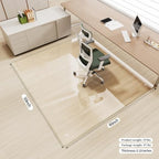 [Tempered Glass] 46" x 50" Glass Office Chair Mat for Carpet - Image 3