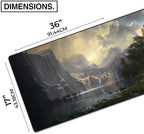 MPCO. Among the Sierra Nevada Mountains Gaming Desk Pad, 36" x 17" Desk Mat - Image 2