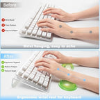 Acrylic Keyboard Stand with Gel Wrist Rest Set,Gel Keyboard Wrist Rest， - Image 4