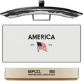 MPCO. America 1776 Gaming Desk Pad, 36" x 17" Duraglyde Fabric Desk Mat by TheMousepadCompany