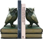 Dosker Owl Decorative Book Ends for Shelves (Retro Bronze) by Dosker
