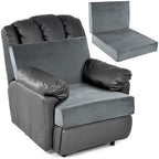 HOMBYS Foam Recliner Chair Cushions for Elderly, 4" Thick Chair Pads with Back Support for Office, Non-Slip Medium Firm Seat Cushion with Lumbar Pillow(Light Grey, 13" Backrest) by HOMBYS