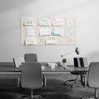 MaxGear Extra Large Bulletin Board 72" x 48", Light Tan Felt Wall Tiles - Image 5