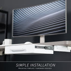VIVO White 13 x 9 inch Under Desk Storage Drawer, DESK-DR1H-W - Image 5