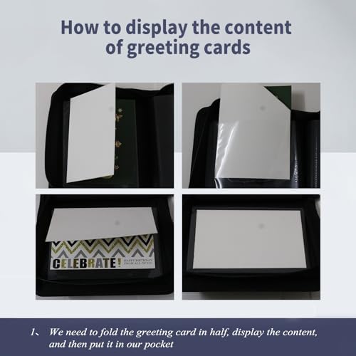 84 Pkt 5x7 Greeting Card Organizer, Christmas Card Storage Album - Image 3