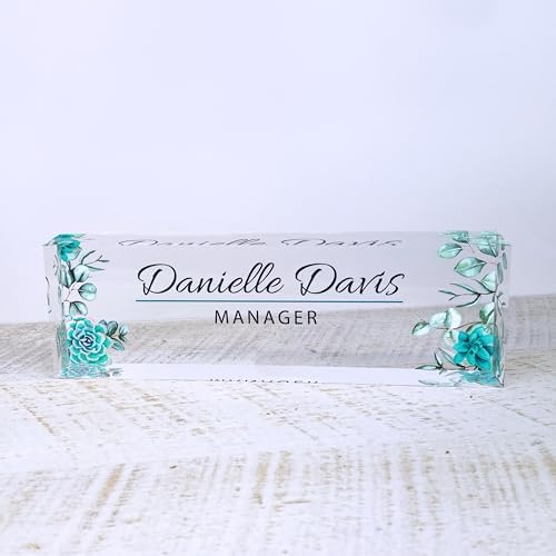 ARTBLOX | Custom Name Plate for Desk, Office Decor, Teacher Desk Name Plate, Teacher Gift, School Counselor Gift, Gift for Women, Teacher Appreciation - Image 2