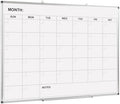 Comix Magnetic Monthly Calendar Whiteboard, 48 x 36 Inches Wall Planner by Comix