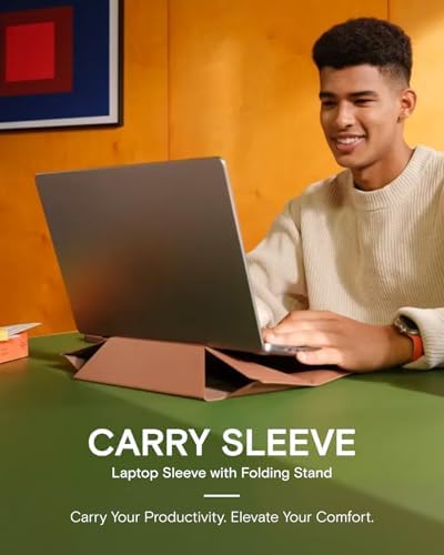 MOFT Laptop Carry Sleeve with Stand &Smart Storage for 14" Laptop for Work - Image 3