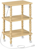 HOOBRO 3-Tier Printer Stand Solid Wood Legs by HOOBRO