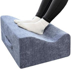 Foot Rest for Under Desk at Work, Soft Ergonomic Footrest, by Officechairscarseatcushio