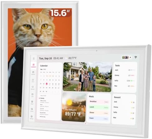 Ingnok Digital Calendar, No Subscription 15.6" Smart Family Planner by Ingnok