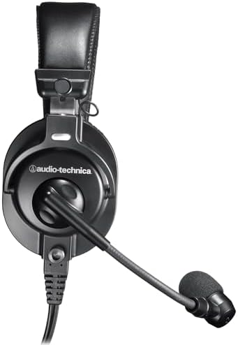Audio-Technica BPHS1 Broadcast Stereo Headset - Black Bundle with Case, Stand, XLR Cable, and Austin Bazaar Polishing Cloth - Image 3