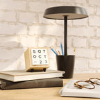 Umbra Play Date Perpetual Calendar, Wooden 3D Puzzle Desk, Natural - Image 4