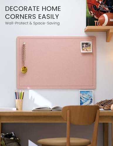 Fluxynara 35.4" x 23.6" Bulletin Board, Pink - Image 4