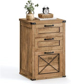 VASAGLE File Cabinet with 3 Drawers, Printer Stand, Fit A4 Letter Size by VASAGLEbySONGMICSHOME