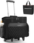 Ytonet Rolling Cart for Teachers with Detachable Dolly & Teacher Tote Bag by YTONET