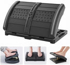 Foldable Foot Rest，Ergonomic Foot Rest Under Desk, 7-Level Foot Stool, Dual-Side Massage Surface, Under Desk Footrest for Office, Home, Car by JforSJizT