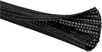 Kable Kontrol Braided Cable Sleeve Split Wrap 2" 25 Ft - Black by KABLEKONTROL%C2%AE