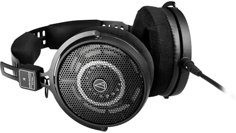Audio-Technica ATH-R50x Open-Back Reference Headphones with Headphones Stand & Cloth (3 Items) - Image 3