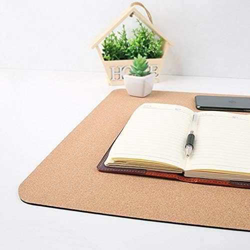 Ruby Lil Natural Cork & Leather Office Desk Mat, Dual Use Desk Matt for Desktop,Ultra Thin Waterproof PU Leather Mouse Pad,Working for Home Accessories,Grass,24"x 12" - Image 5