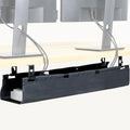 VIVO Black Screw-on 31 in Fabric Cable Management Tray, DESK-AC31F-S by VIVO