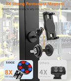 Magnetic Tablet Holder Fridge [Powerful Magnet & Flexible & Durable] Gym White Board Metal Rack iPad Mount with Magnet Base for 4-13" Tablet & Phones, iPad Pro/Air/Mini, GalaxyTab, iPhone - Image 2
