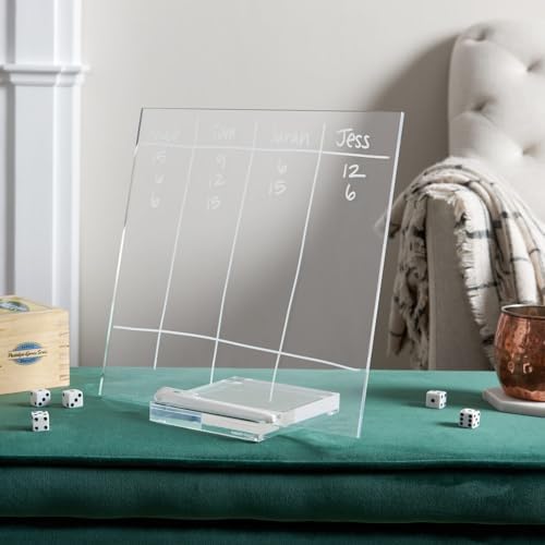 russell+hazel Acrylic Dry Erase Board with Stand, Clear - Image 7