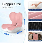Seat Cushion for Office Chair and Car, Lumbar Support Pillow for Chair - Image 2