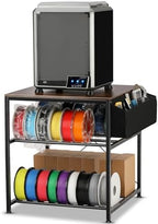 AHOWPD 3D Printer Stand with Filament Storage, 3-Tier 23.7 * 23.7 * 24.5in by AHOWPD