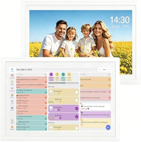 Digital Calendar 10.1 Inch Wall Plan Touch Screen WiFi picture esay to use by TIKVITO