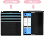 File Organizer Box with Lids, Collapsible File Folder Organizer - Image 3