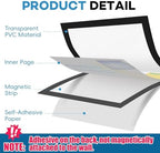YixangDD 50 Pack Magnetic Sign Holder 8.5 x 11, Magnetic Paper Holder - Image 3