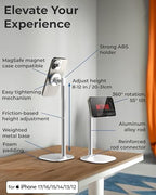 COOPER MagStand Magnetic Phone Stand for Desk, MagSafe Tripod, iPhone 17 - Image 6