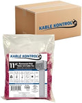Kable Kontrol Cable Zip Ties, 11 Inch, 8500 Pcs, 50lbs Test, FL Pink by KABLEKONTROL%C2%AE