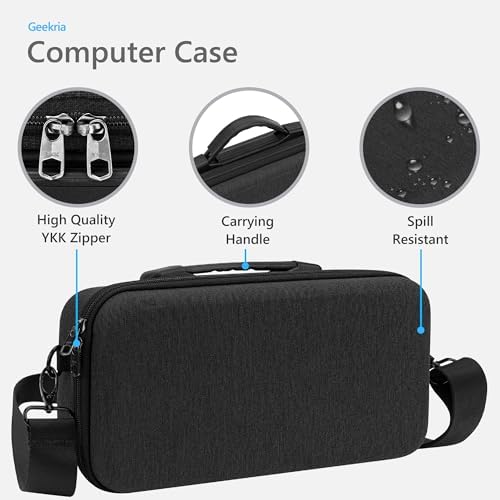GEEKRIA Desktop Computer Hard Travel Case, Compatible with Apple 2026 Mac Mini M5 / 2024 Mac Mini M4 / Pro, Fit for Magic Keyboard, Mouse, Trackpad and Accessories (Dark Gray) - Image 2
