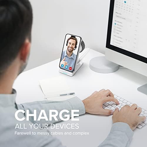 3 in 1 Fast Wireless Charging Station for Multiple Apple Devices - Image 2