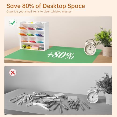 BEYGORM Acrylic Vertical Marker Organizer for 150 Markers, Desk Orgaizer - Image 2