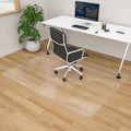 100pointONE Office Chair Mat- 46" x 72" Clear Floor Protector Mat for Rolling Chair, Easy Glide Desk Chair Mat for Hardwood Floor by 100pointONE