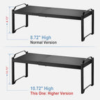 Expandable Cabinet Shelf Organizer, Metal Kitchen Countertop Storage Shelf - Image 2