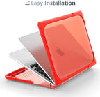 Batianda Heavy Duty Case for MacBook Air 13 Inch 2018-2020, Red - Image 6