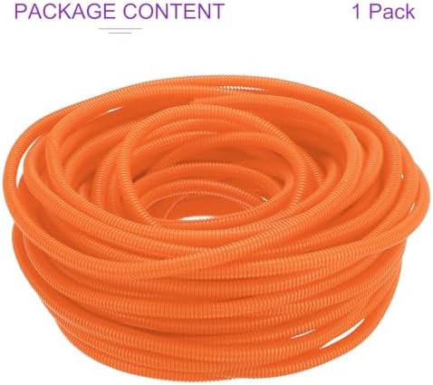 DMiotech 100ft Wire Loom Split Tubing 3/8 Inch(9.5mm) ID Orange - Image 5
